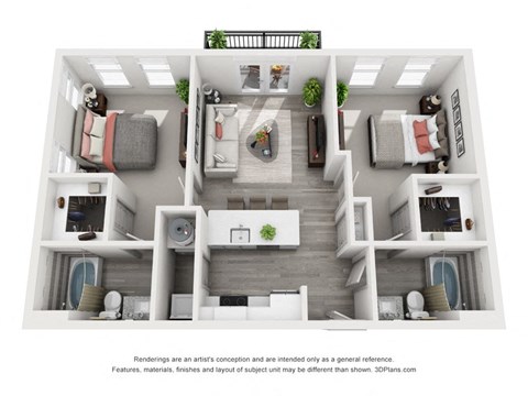 a 1 bedroom floor plan  950 sq ft